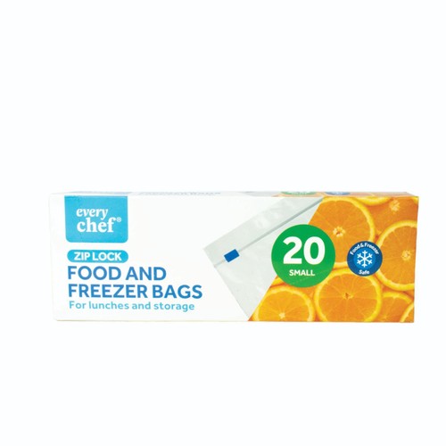 Keep It Handy Slide Lock Food & Freezer Bags Small