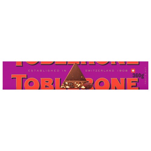 Toblerone Fruit & Nut Chocolate Bar 360g