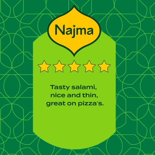 Najma Sliced Turkey Salami Slices thumbnail 4