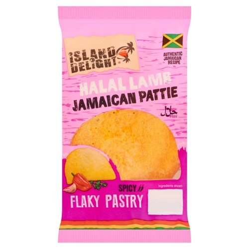 Island Delight Curried Lamb Jamaican Pattie 