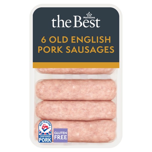 Morrisons The Best 6 Old English Pork Sausages 400g