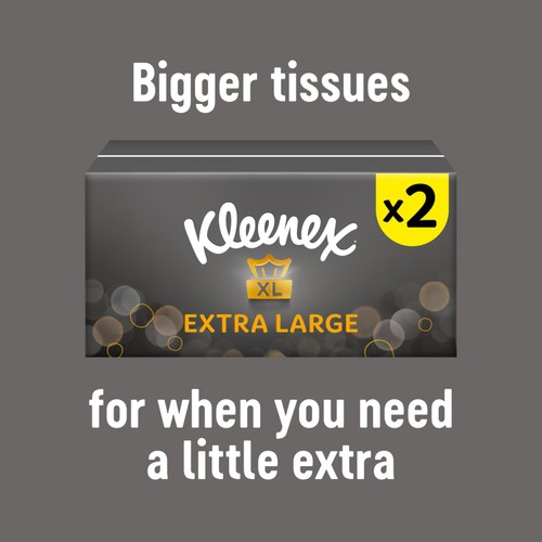 Kleenex Extra Large Tissues 2 pack thumbnail 2
