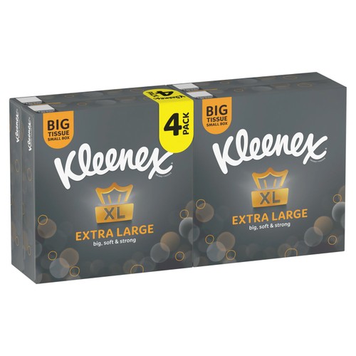 Kleenex Extra Large Compact Tissues 4 pack