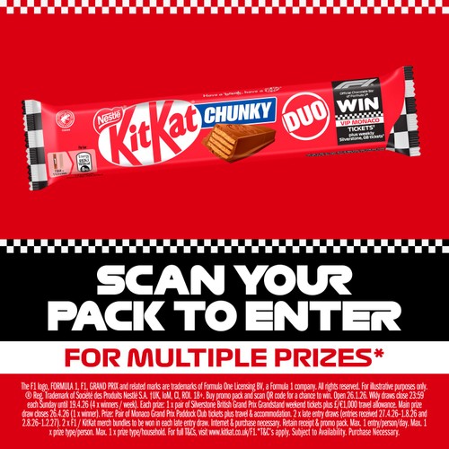 KitKat Chunky Milk Chocolate Duo 64g thumbnail 3