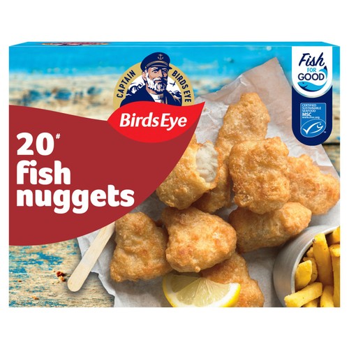 Birds Eye 20 Battered Fish Nuggets 490g