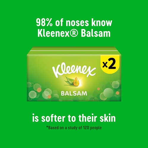 Kleenex Balsam Tissues 2 pack  thumbnail 5