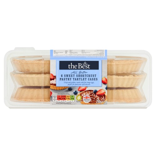 Morrisons The Best All Butter Sweet Pastry Tartlets