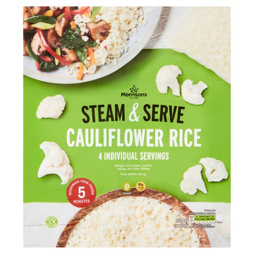 Morrisons Steam & Serve Cauliflower Rice (4x150g)