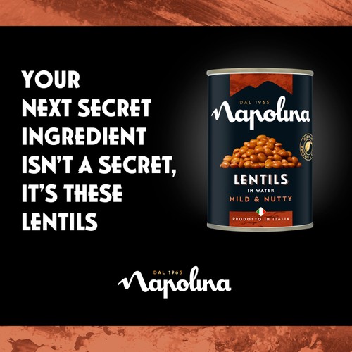 Napolina Lentils In Water 400g thumbnail 3