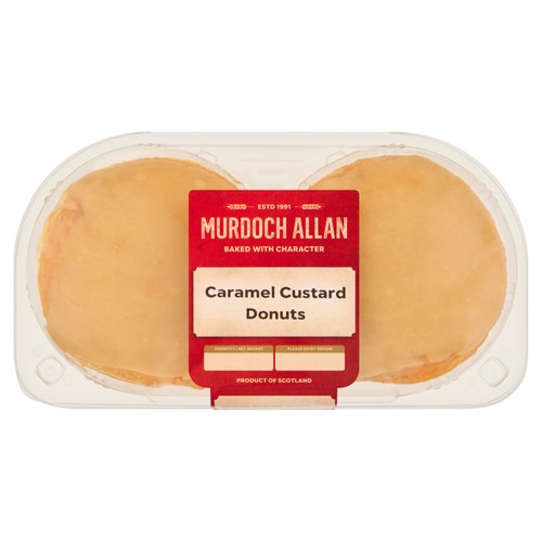 Murdoch Allan Craft Bakery Custard Caramel Donut