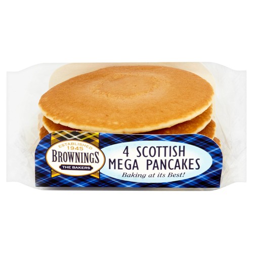 Brownings The Bakers Scottish Mega Pancakes 4 Pack