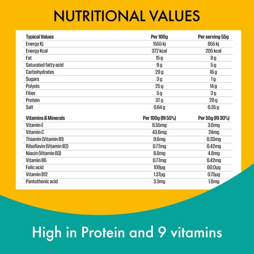 Fulfil Chocolate Salted Caramel Flavour Vitamin & Protein Bar 55g thumbnail 2