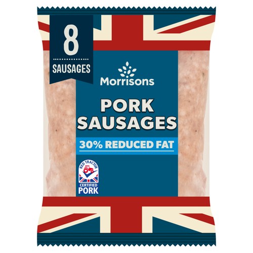 Morrisons 8 Butchers Style Reduced Fat Pork Sausage