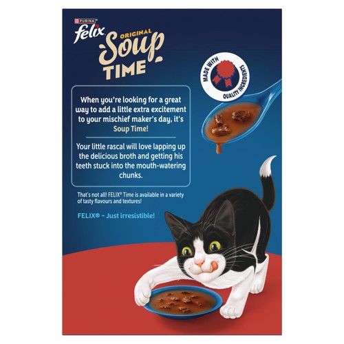 Felix Soup Farm Selection Wet Cat Food thumbnail 2