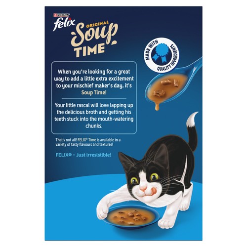 Felix Soup Fish Selection Wet Cat Food thumbnail 2