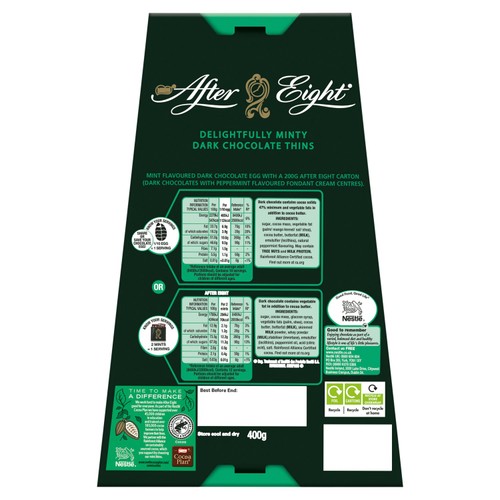 After Eight Dark Mint Chocolate Premium Easter Egg 400g thumbnail 4
