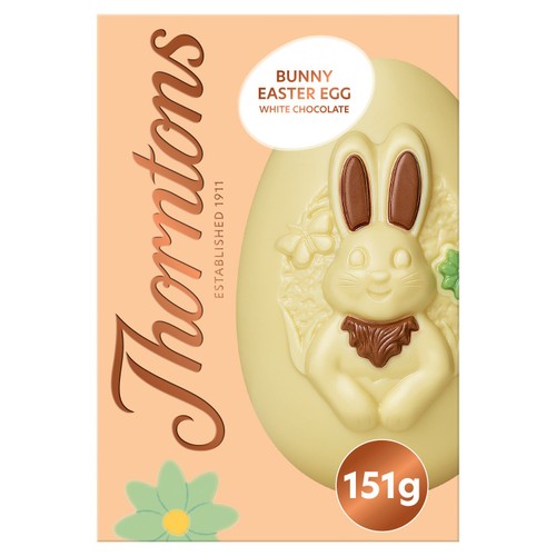 Thorntons White Chocolate Bunny Easter Egg 151g