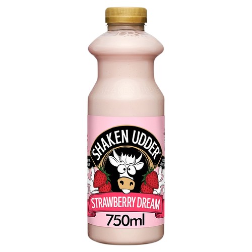 Shaken Udder Strawberry Dream Milkshake 750ml thumbnail 2