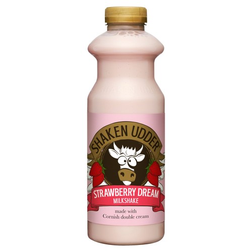 Shaken Udder Strawberry Dream Milkshake 750ml thumbnail 3