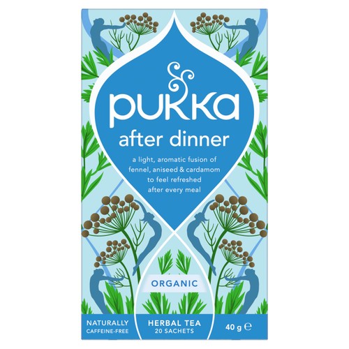 Pukka After Dinner, Organic Herbal Tea with Fennel & Aniseed 20 Sachets thumbnail 2