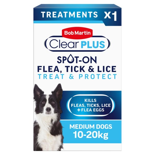 Bob Martin Clear Plus Spot - On For Medium Dogs