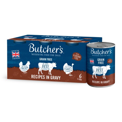 Butcher's Grain Free Variety Pack Dog Food Tins In Gravy thumbnail 4