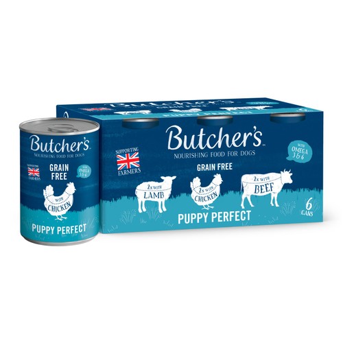 Butcher's Grain Free Puppy Perfect Dog Food Tins Variety Pack thumbnail 4