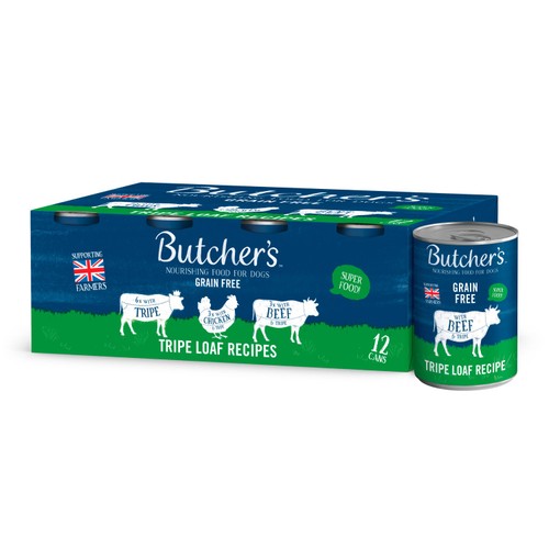 Butcher's Grain Free Tripe Loaf Recipes Dog Food Tins thumbnail 5