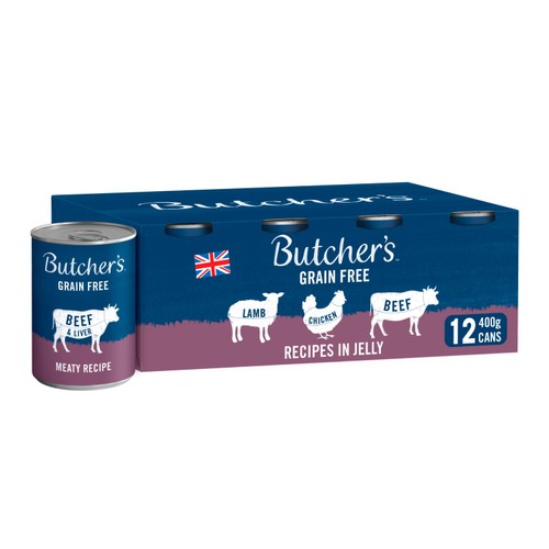 Butcher's Grain Free Recipes in Jelly Dog Food Tins thumbnail 3