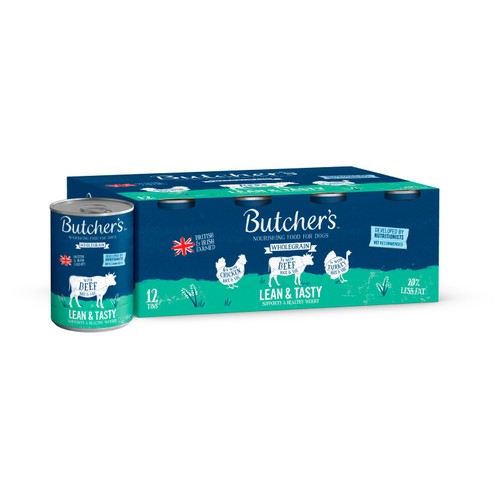Butcher's Wholegrain Lean & Tasty Low Fat Dog Food Tins thumbnail 4