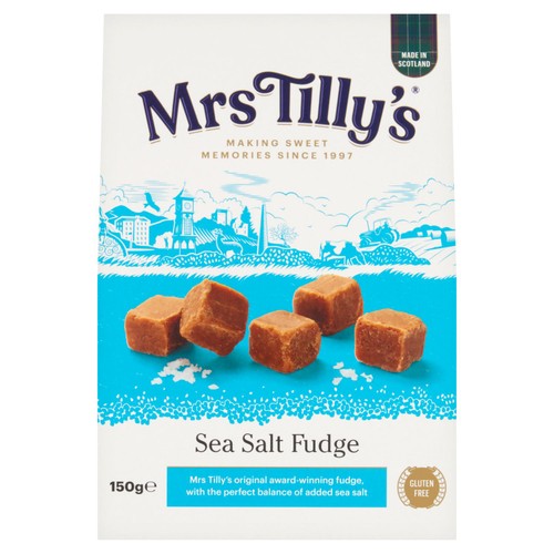 Mrs Tilly's Sea Salt Fudge Scottish Fudge 