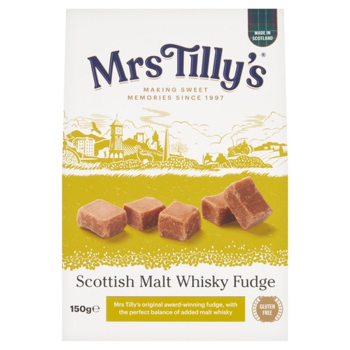 Mrs Tilly's Malt Whisky Scottish Fudge 