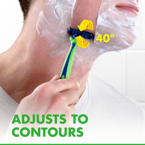 Gillette Sensor3 Sensitive Disposable Razors 4 pack thumbnail 3