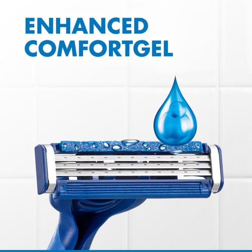 Gillette Sensor 3 Comfort Disposable Razors 4 pack thumbnail 3