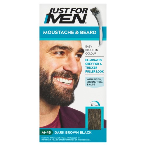 Just For Men Moustache & Beard Dark Brown - Black