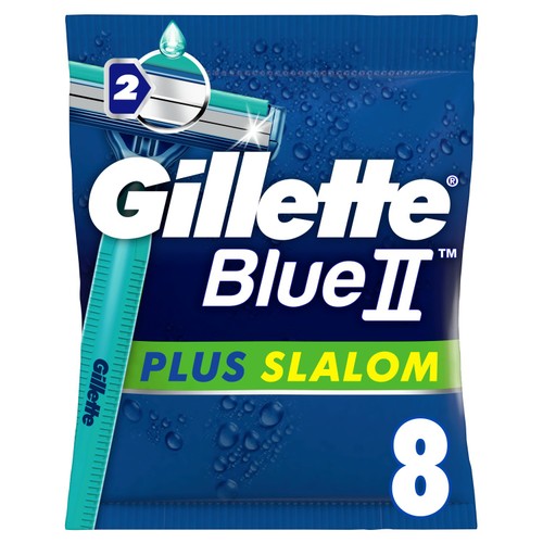 Gillette Blue Plus Slalom Disposable Razors 8 pack