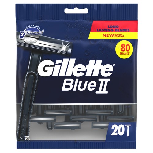 Gillette Blue Disposable Razors 20 pack thumbnail 3