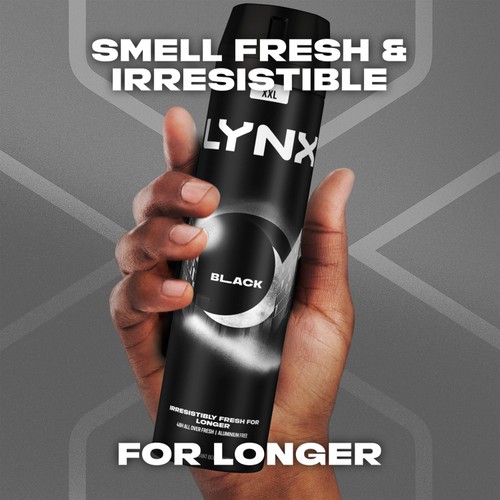 Lynx Bodyspray Black 250ml thumbnail 2