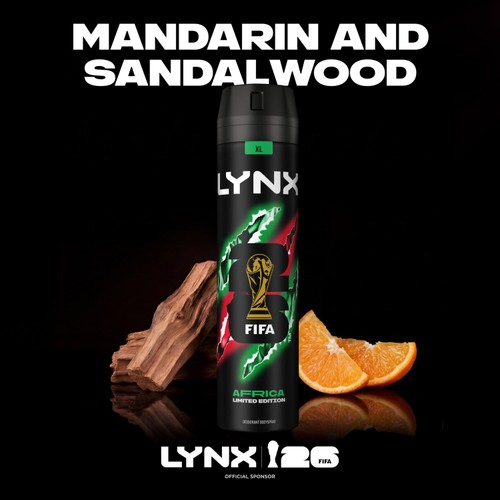 Lynx Africa Body Spray Deodorant 250ml thumbnail 3