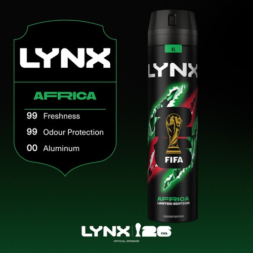 Lynx Africa Body Spray Deodorant 250ml thumbnail 4