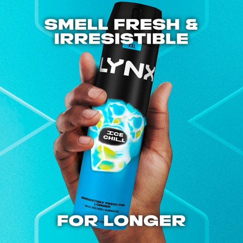 Lynx Ice Chill Body Spray For Men 250ml thumbnail 2