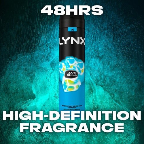 Lynx Ice Chill Body Spray For Men 250ml thumbnail 4