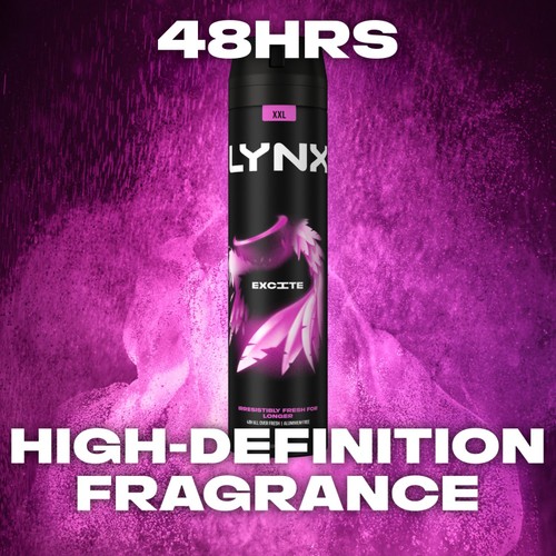 Lynx Excite Body Spray Deodorant 250ml thumbnail 4