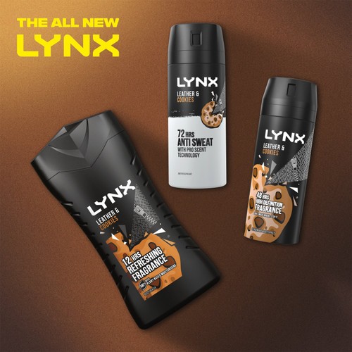 Lynx Collision Leather + Cookies Body Spray For Men 150ml thumbnail 4
