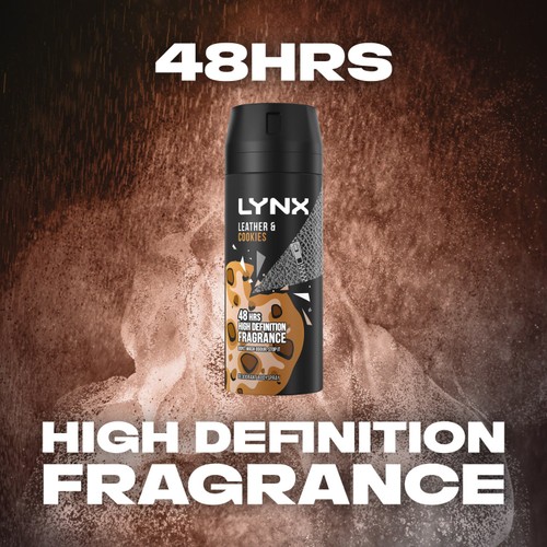 Lynx Collision Leather + Cookies Body Spray For Men 150ml thumbnail 5