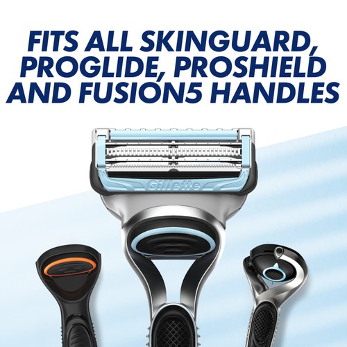 Gillette SkinGuard Sensitive Razors For Men 8 Refill Razor Blades thumbnail 4