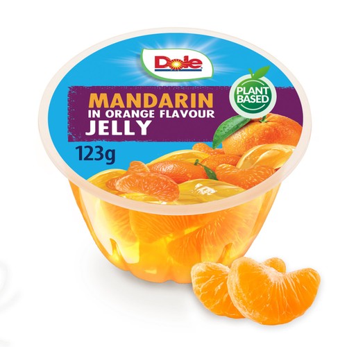 Dole Fruit in Jelly Mandarins in Orange Flavour Jelly 123g