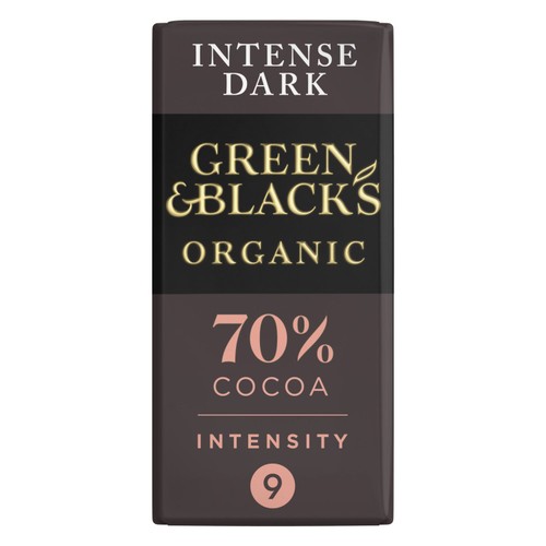 Green & Black's Organic 70% Dark Chocolate Bar