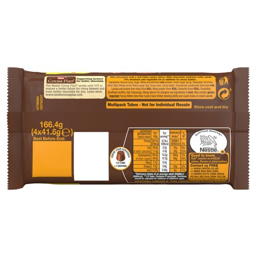 Rolo Milk Chocolate & Caramel Multipack 4 Pack thumbnail 2