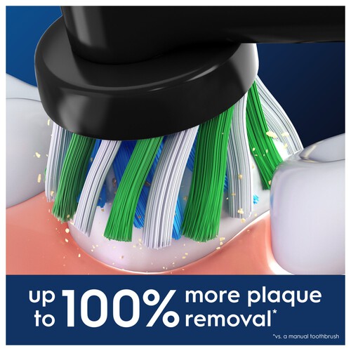 Oral-B Cross Action Black Electric Toothbrush Heads thumbnail 5